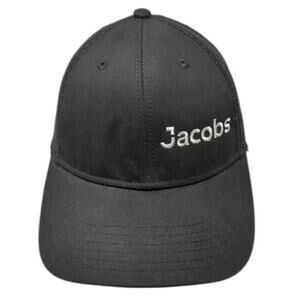CapAmerica Trucker Hat Black White OS Jacobs Embroidered Adjustable Snapback